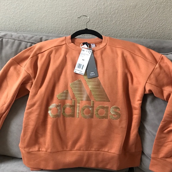 adidas sweater orange